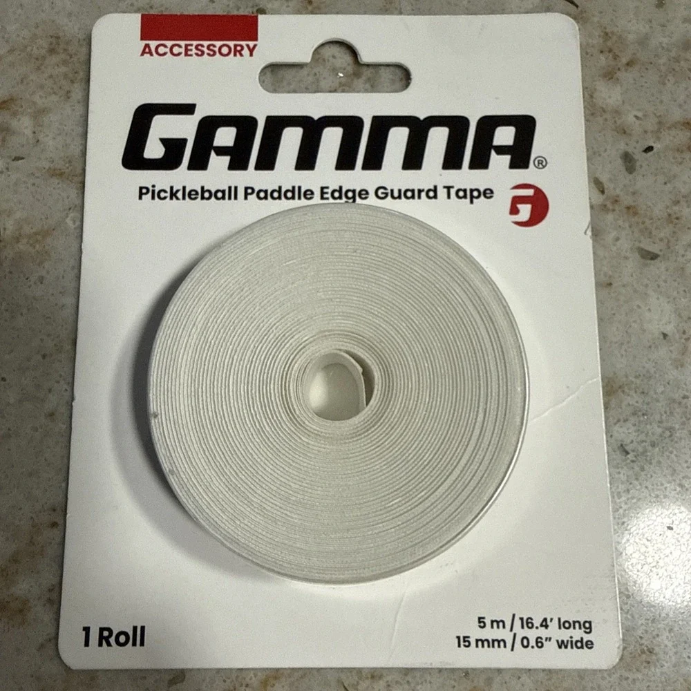 GAMMA Pickleball Paddle Edge Protection Tape 5M Roll - 15mm‎ Wide
